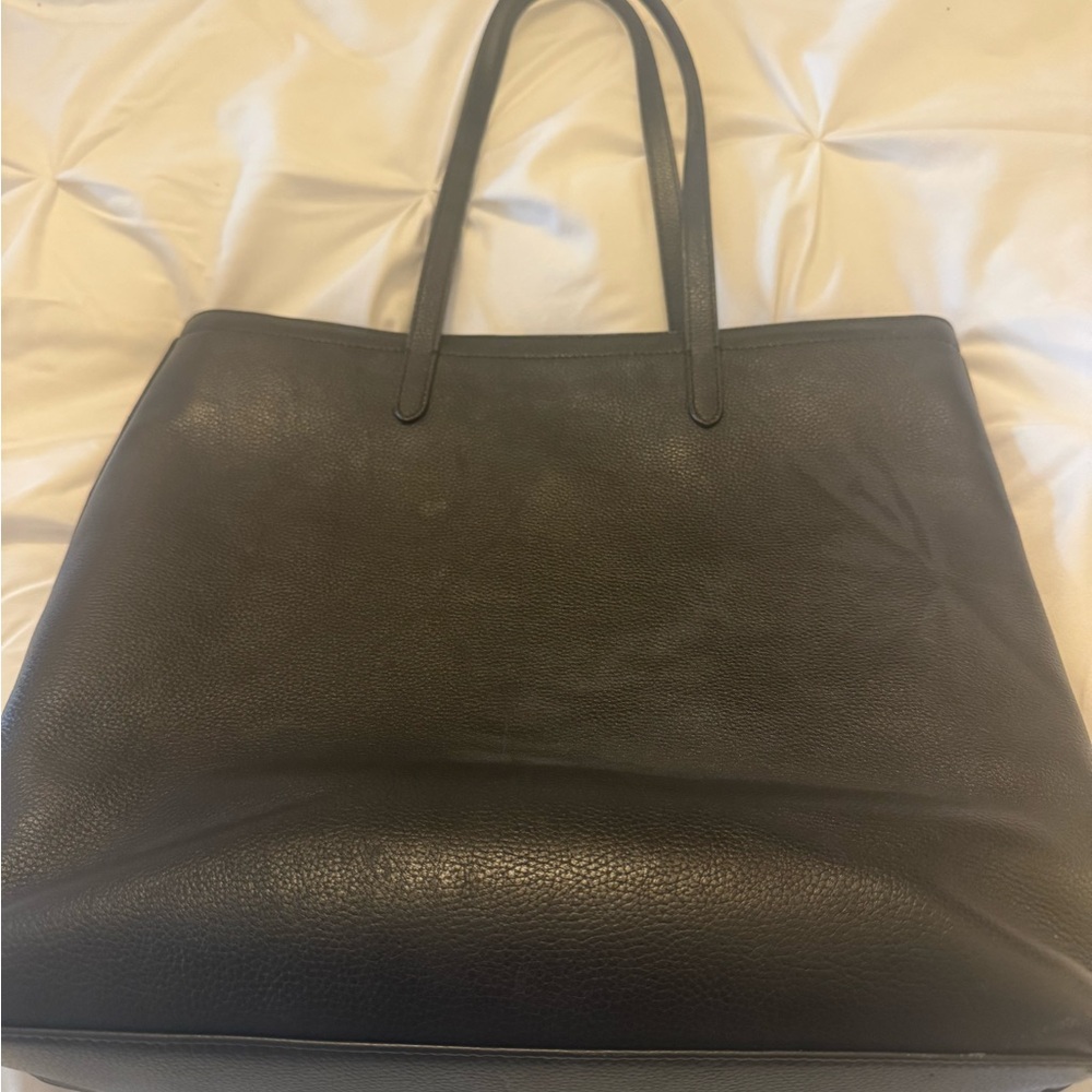 Draper James Black Leather Bag